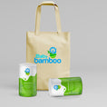 Cargar la imagen en la vista de la galería, Rollo de toallitas de bambu 100 hojas desechables Babybamboo