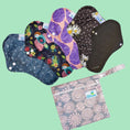 Cargar la imagen en la vista de la galería, Toallas femeninas menstruales de bambu super suaves y absorbentes Babybamboo