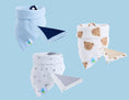 Cargar la imagen en la vista de la galería, Babero estilo bandana 100% algodón Babybamboo