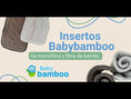 Reproducir el video en la vista de la galería, 5 insertos de microfibra 4 capas - absorbentes Babybamboo