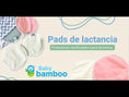 Reproducir el video en la vista de la galería, Protectores Para Lactancia De Bambú 10 Pzs + Mini Wetbag