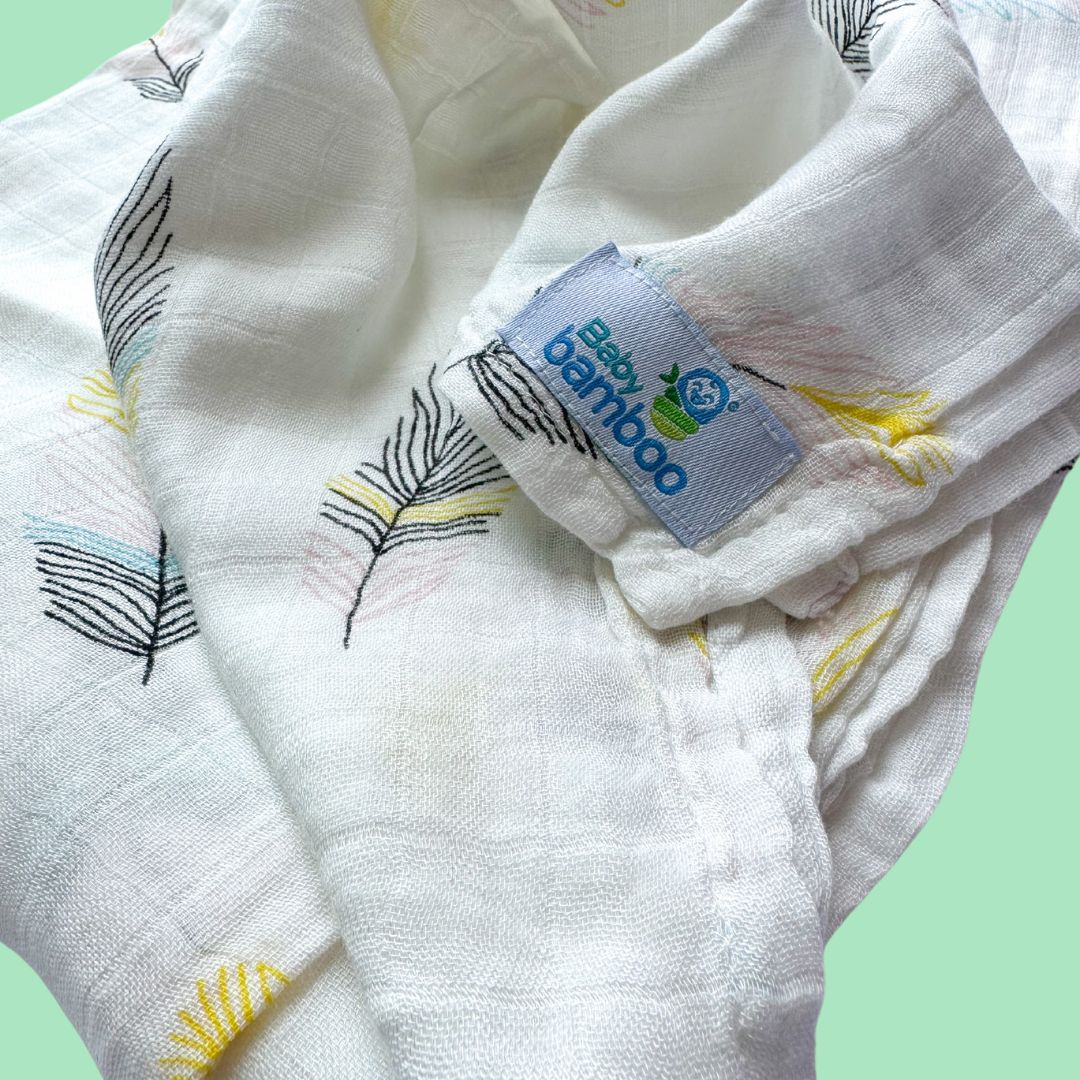 Muselina de bambú y algodón Manta super suave Babybamboo