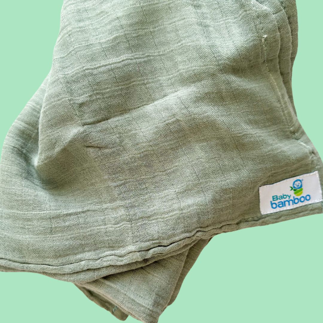 Muselina de bambú y algodón Manta super suave Babybamboo